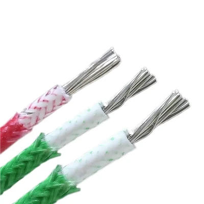 YG Cam Fiber Örgülü Yüksek Sıcaklık Silikon Kauçuk Kablo